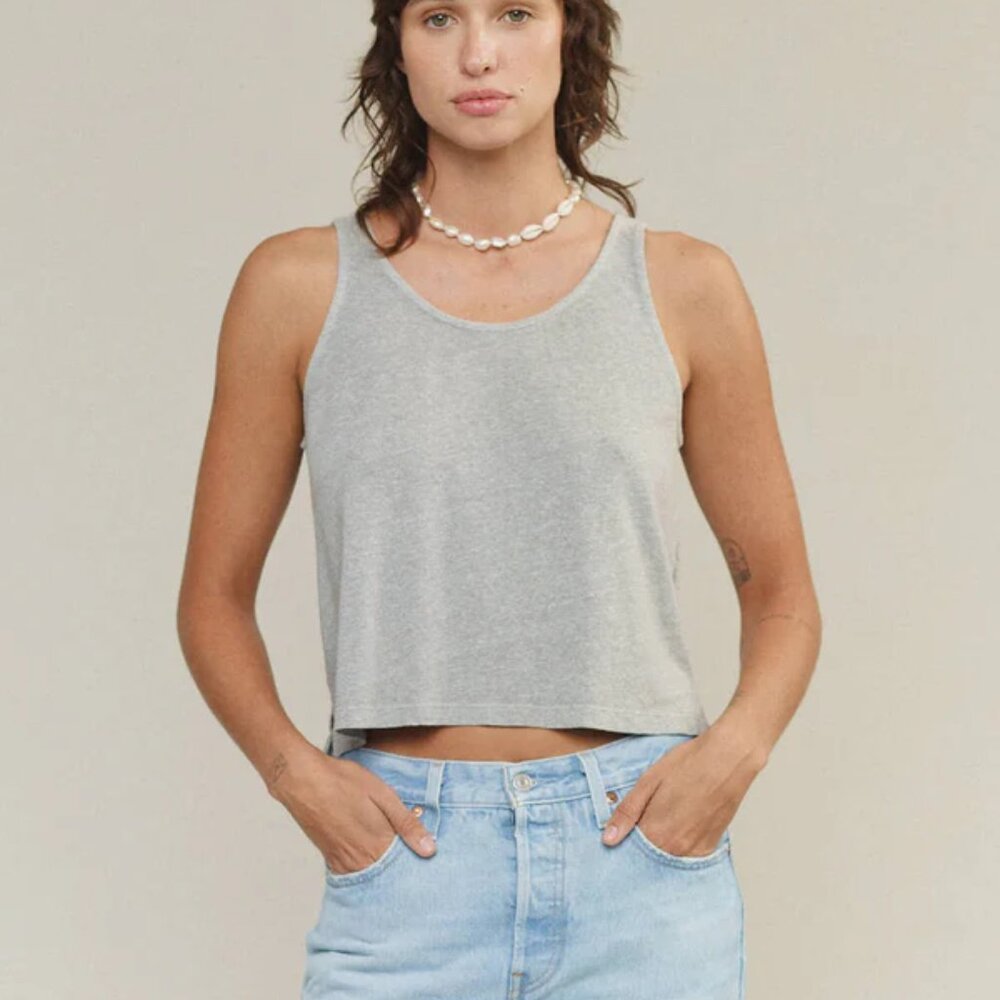 jungmaven heathered crop tank